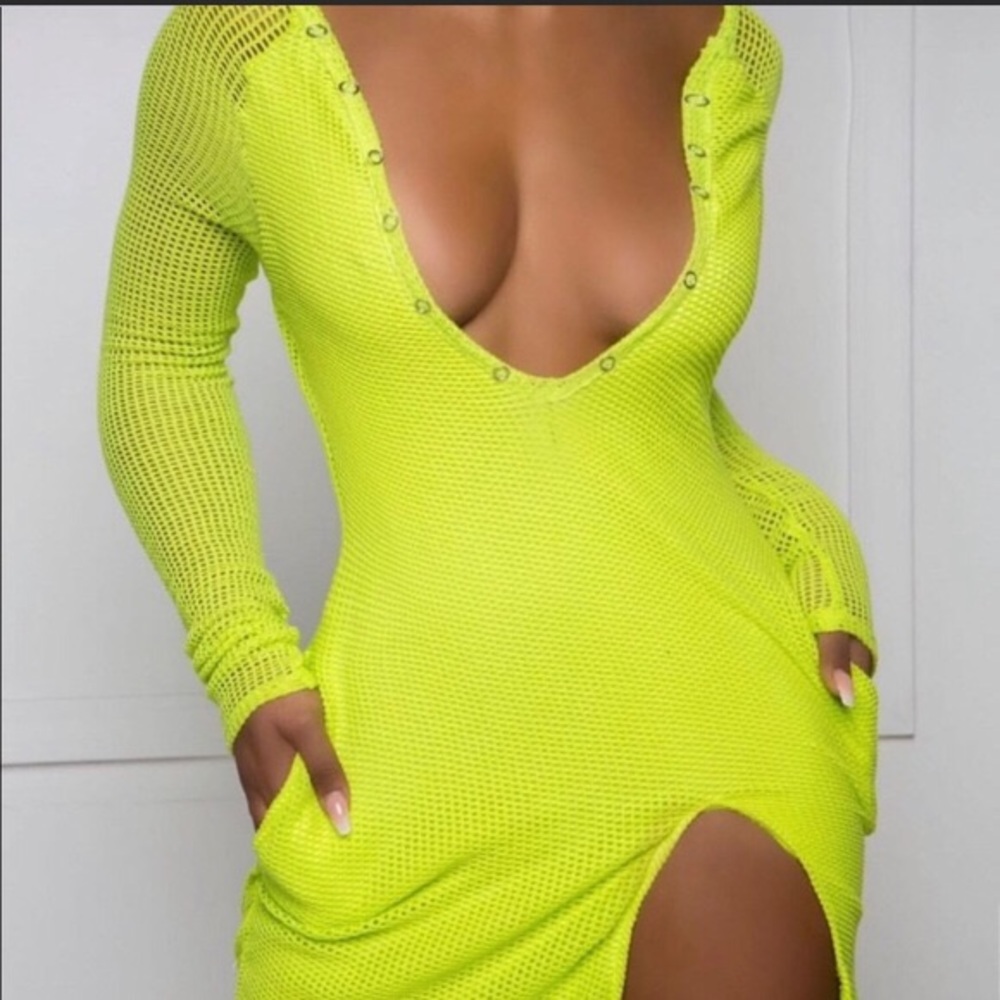 Ricki Brazil Neon Mesh Dress